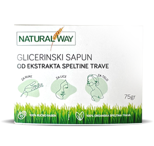 Glicerinski sapun od speltine trave